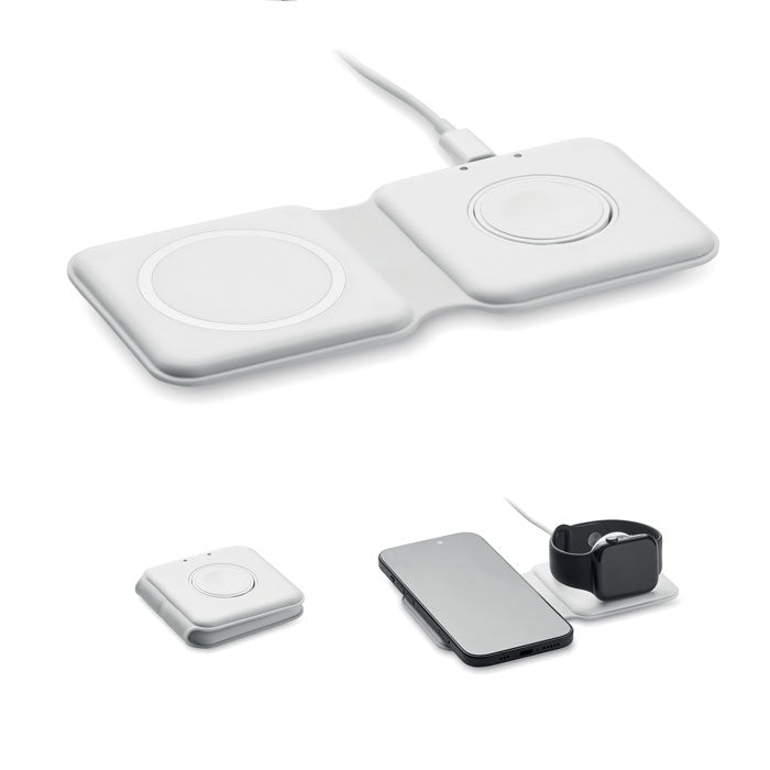 Branded 2 in 1 Foldable Wireless Charger