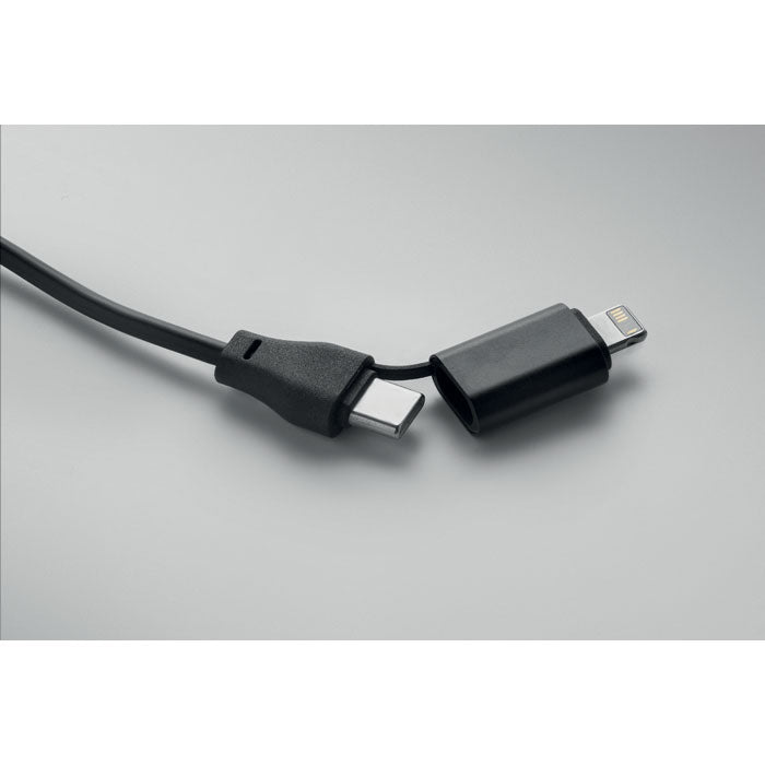 Branded 4 in 1 Charging Cable in use
