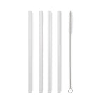 Branded Reusable Glass Straw Set without branding