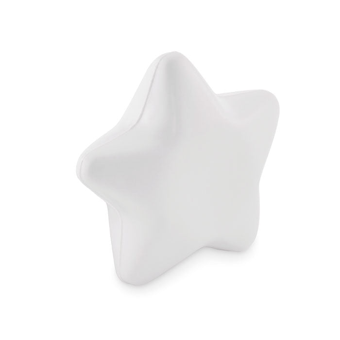 Branded PU Anti-Stress Star in White