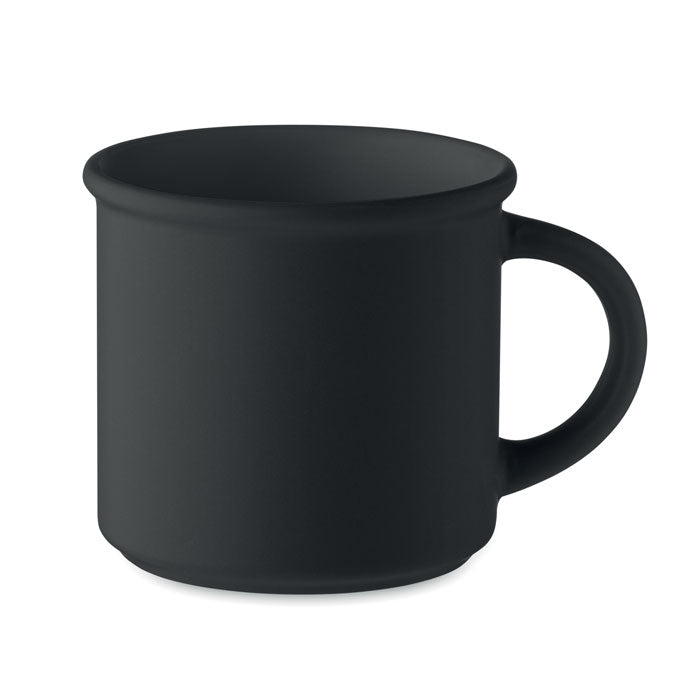 Branded Matt Vintage Mug in Black