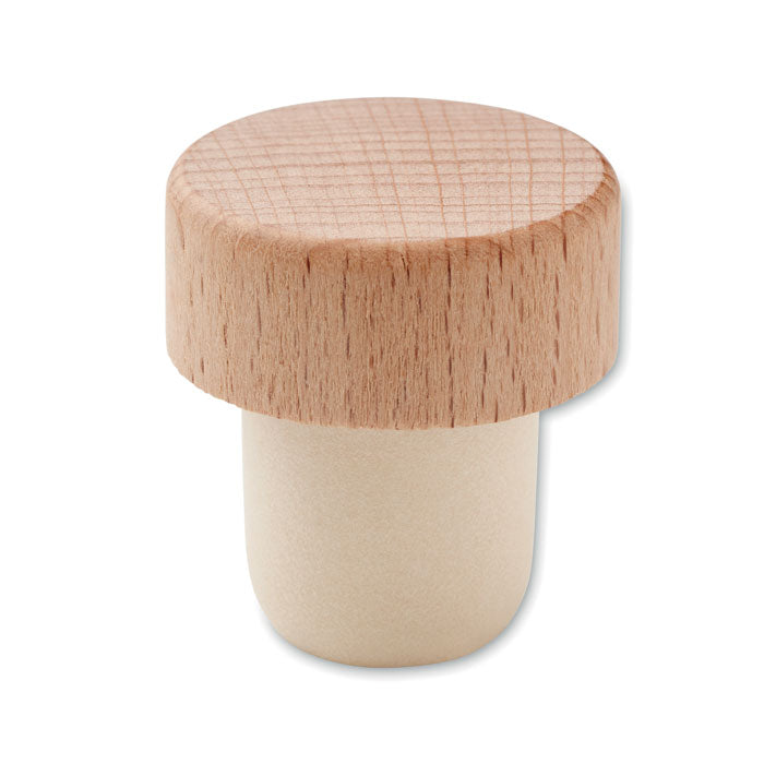 Branded Beech Wood Bottle Stopper