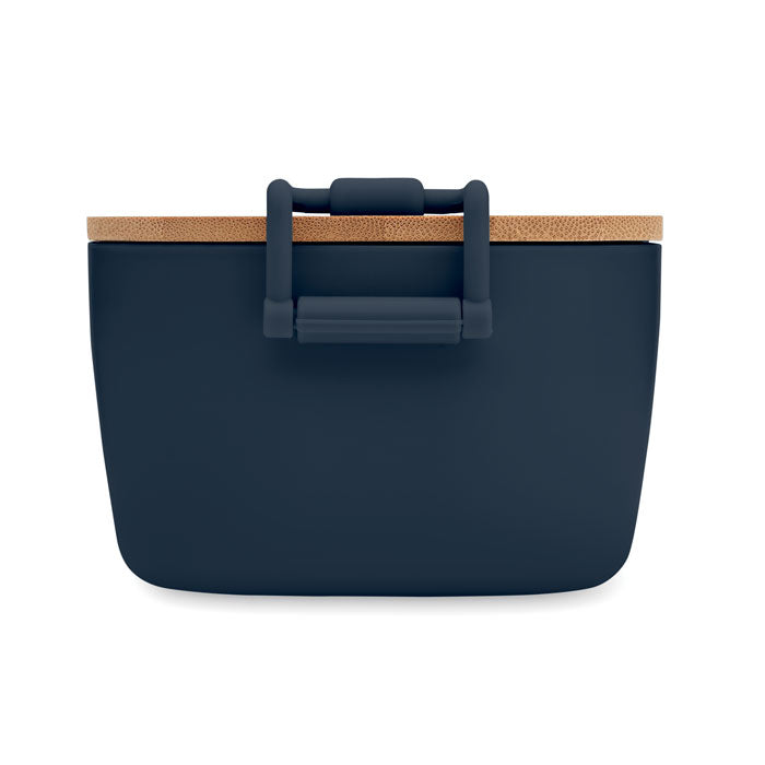 Branded PP Lunch Box with Bamboo Lid 700ml without branding