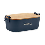 Branded PP Lunch Box with Bamboo Lid 700ml