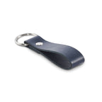 Branded PU Loop Key Ring in Blue