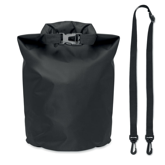 Branded Waterproof Bag 210T RPET 5L in Black