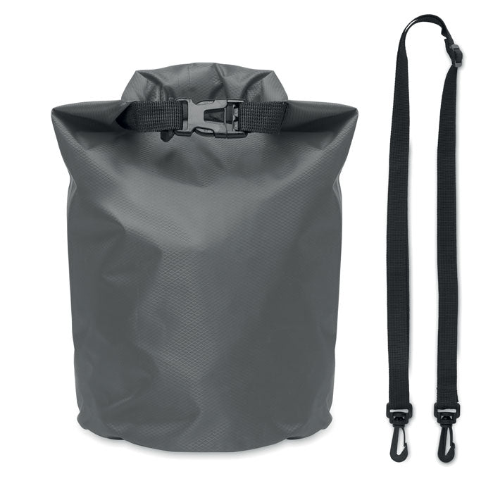 Branded Waterproof Bag 210T RPET 5L in Grey