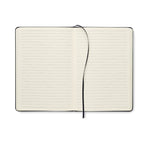 Phone holder hard cover notebook.