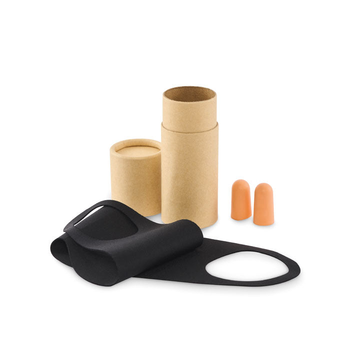 Branded Travel Set in Paper Tube Box without branding