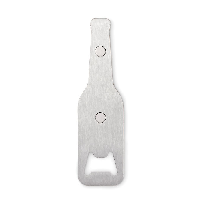 Branded Magnetic Bamboo Bottle Opener without branding
