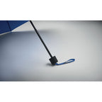 Branded 21 Inch RPET Umbrella and Shopping Bag Set in use