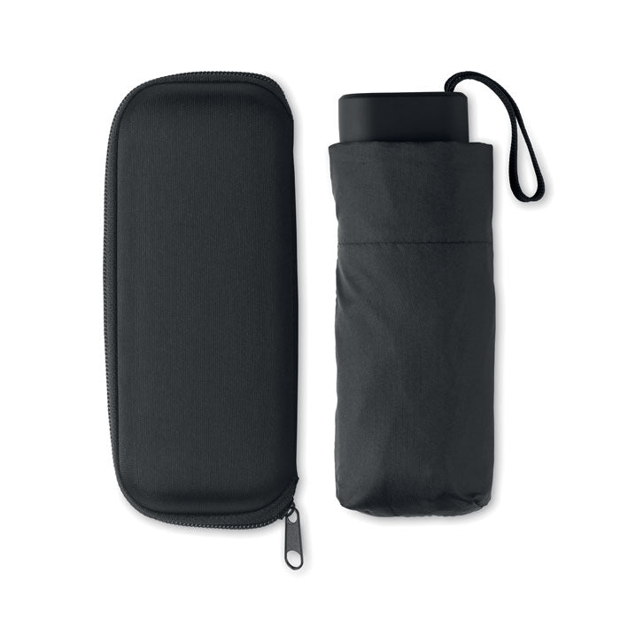Branded 19 Inch Foldable Umbrella in EVA Case without branding
