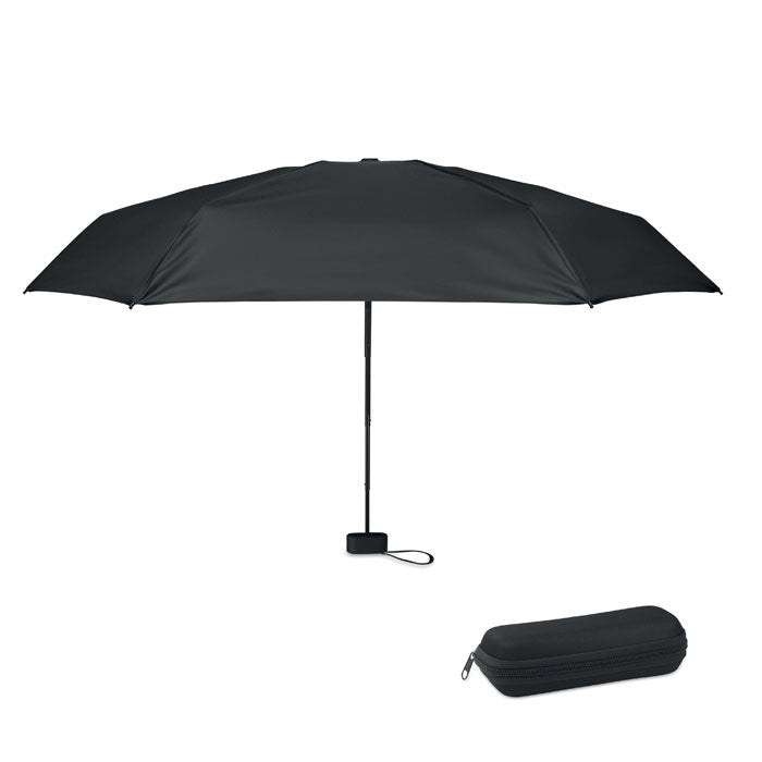 Branded 19 Inch Foldable Umbrella in EVA Case without branding