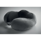 Branded Travel Pillow in Foam in use