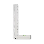 Branded Aluminium Set Square with Spirit Level without branding