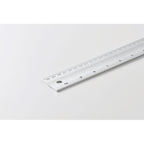 Branded Aluminium Set Square with Spirit Level in use