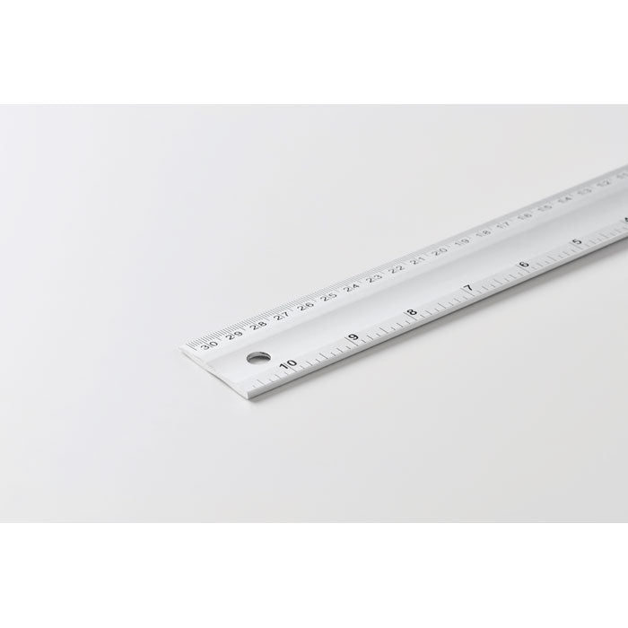 Branded Aluminium Set Square with Spirit Level in use