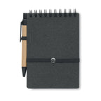 Branded Recycled Paper Notebook with Pen without branding