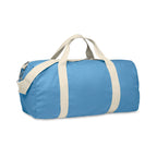Branded Recycled Duffle Bag 320gsm in Blue