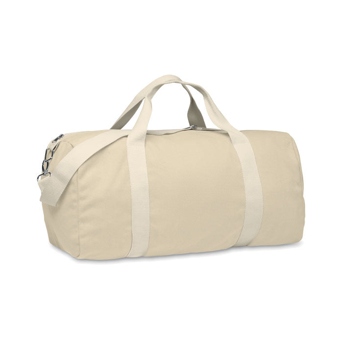 Branded Recycled Duffle Bag 320gsm in Brown