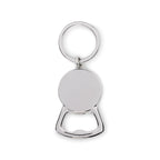 Branded Bottle Opener Key Ring with Bamboo Detail without branding