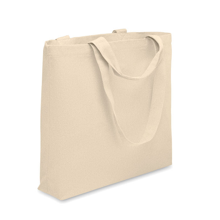 Branded Beach Bag Canvas 320gsm in Brown