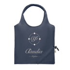 Branded Foldable Shopping Bag 140gsm in Blue