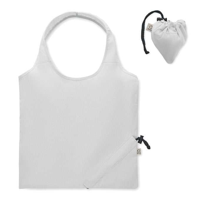 Branded Foldable Shopping Bag 140gsm in White