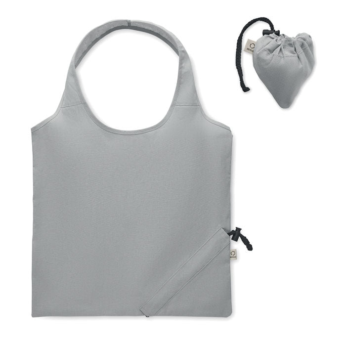 Branded Foldable Shopping Bag 140gsm in Grey