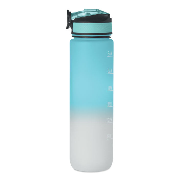 Branded RPET Sports Bottle with Straw - 1L without branding