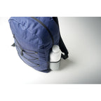 Branded 600D RPET Polyester Backpack 30 x 14 x 45cm in use