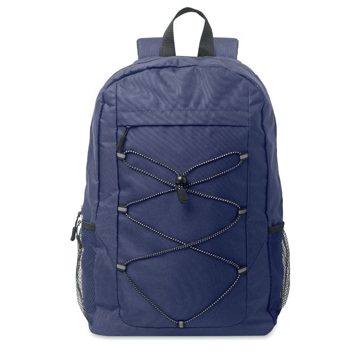 Branded 600D RPET Polyester Backpack 30 x 14 x 45cm without branding