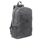 Branded 600D RPET Polyester Backpack 30 x 14 x 45cm in Grey