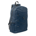 Branded 600D RPET Polyester Backpack 30 x 14 x 45cm in Blue