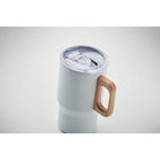 Branded Tumbler with Wooden Handle without branding