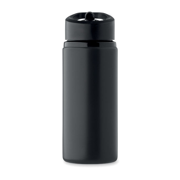 Branded Stainless Steel Water Bottle with Straw