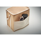 Branded Jute and Canvas Cooler Bag 3L without branding