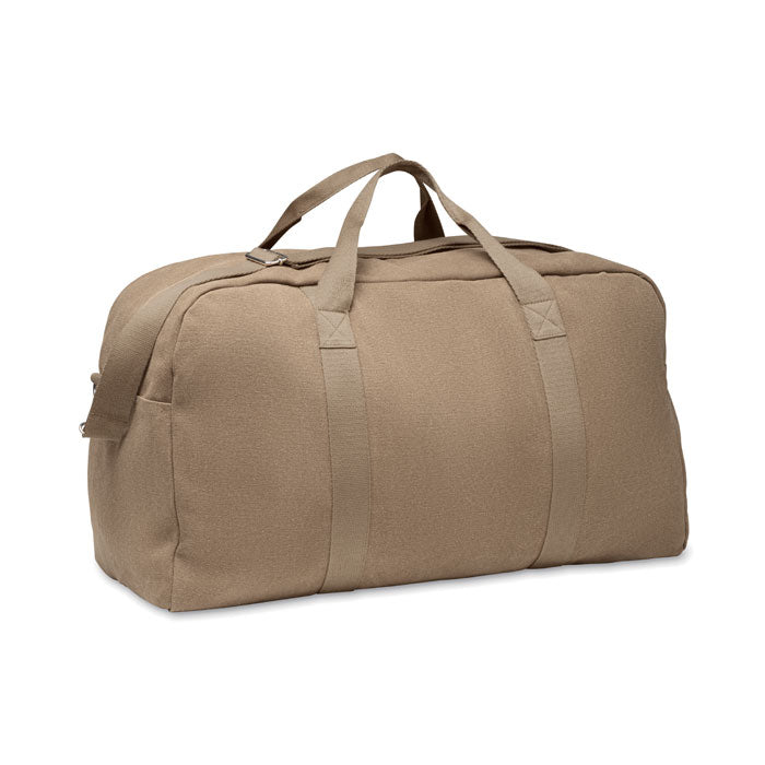 Branded Duffle Travel Bag 450gsm in Brown