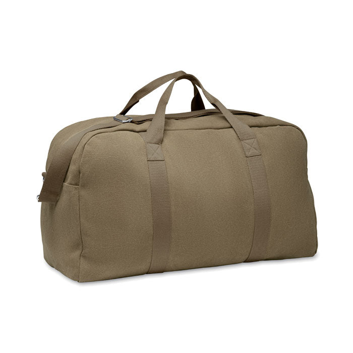 Branded Duffle Travel Bag 450gsm in Green