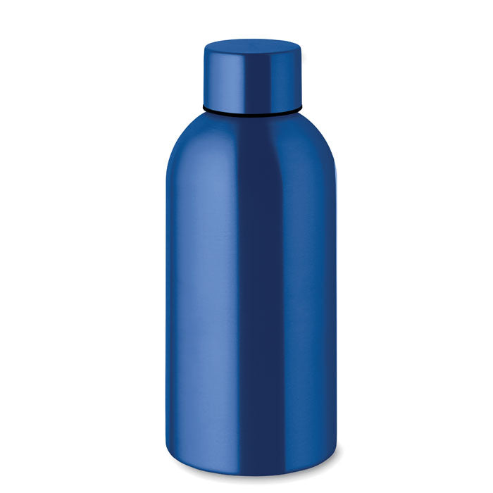 Branded Recycled Steel Water Bottle - 500ml in Blue