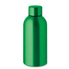Branded Recycled Steel Water Bottle - 500ml in Green