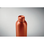 Branded Recycled Steel Water Bottle - 500ml in use