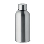 Branded Recycled Steel Water Bottle - 500ml in Silver