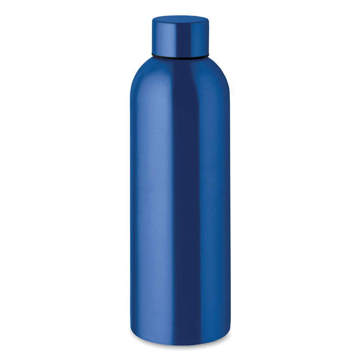 Branded Recycled Steel Water Bottle - 750ml in Blue