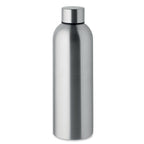 Branded Recycled Steel Water Bottle - 750ml in Silver