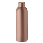 Branded Recycled Steel Water Bottle - 750ml in Brown