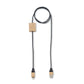 Bamboo Charging Cable in RPET