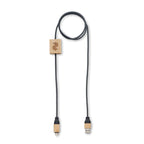 Bamboo Charging Cable in RPET