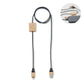 Bamboo Charging Cable in RPET