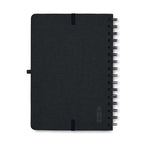 Branded Fabric (RPET) hard cover notebook.
